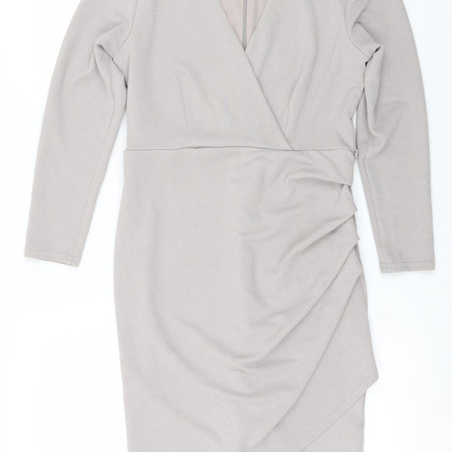 New Look Womens Grey   Bodycon  Size 12