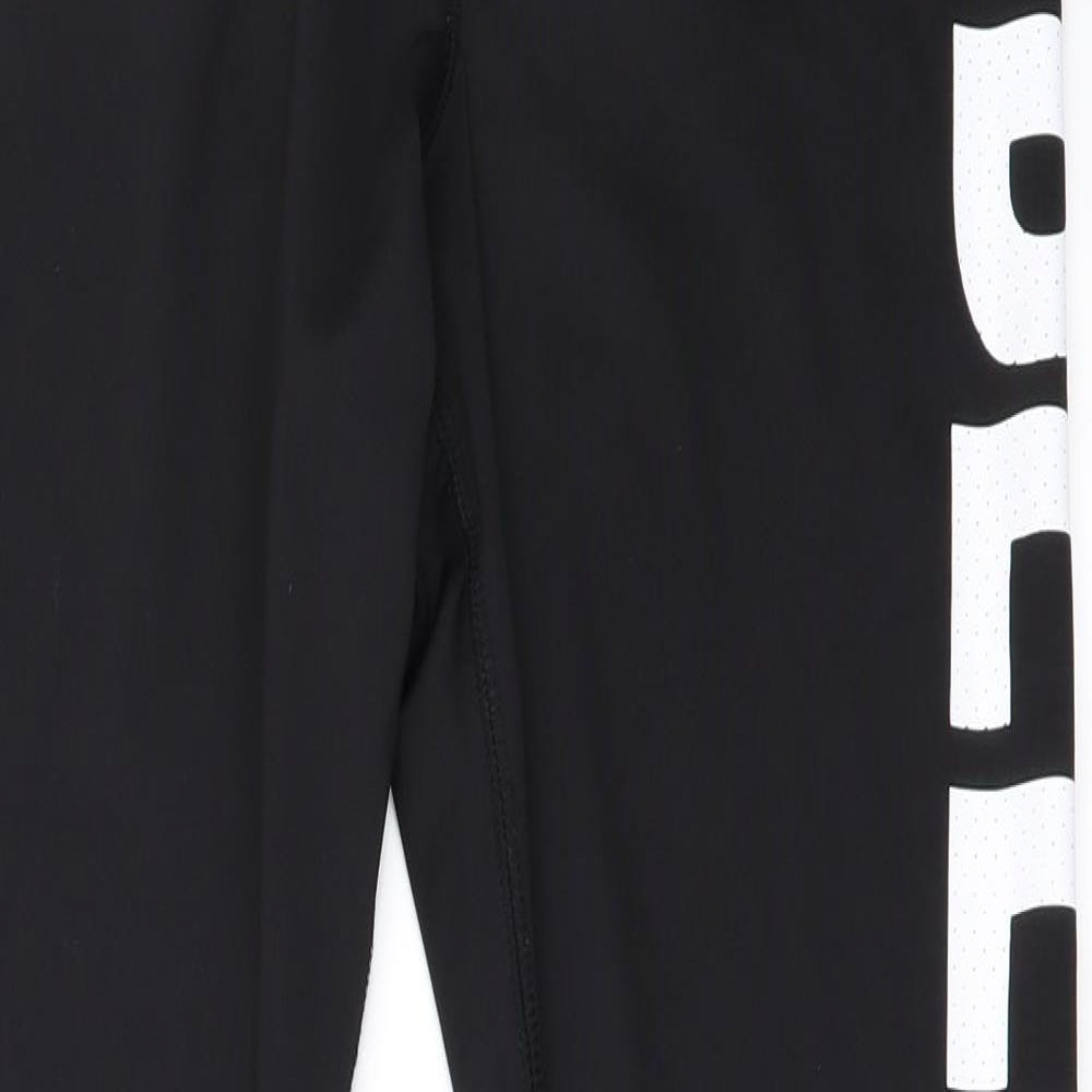 FOREVER 21 Womens Black   Windbreaker Leggings Size L L26 in