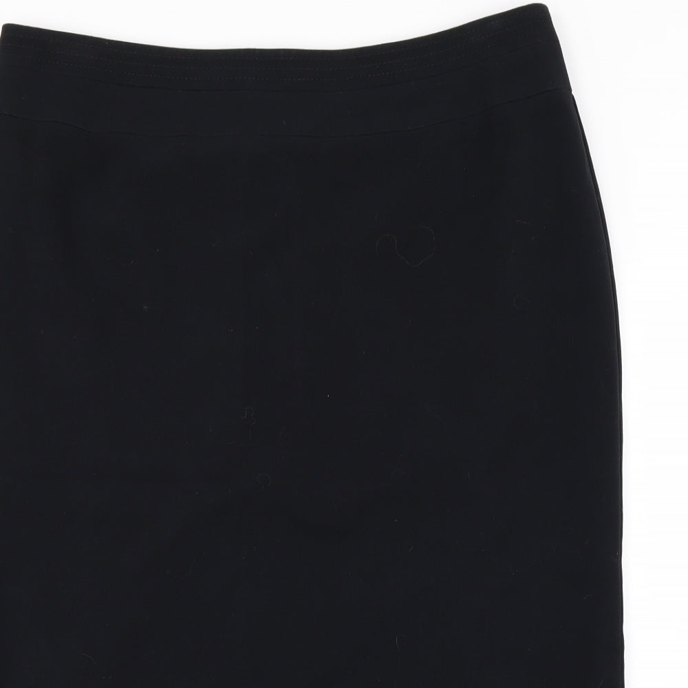 Marks and Spencer Womens Black   A-Line Skirt Size 14