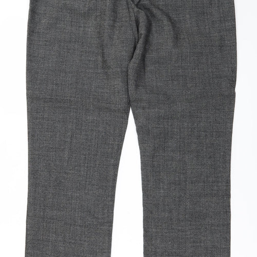 MINUET  Womens Grey   Trousers  Size 14 L26 in