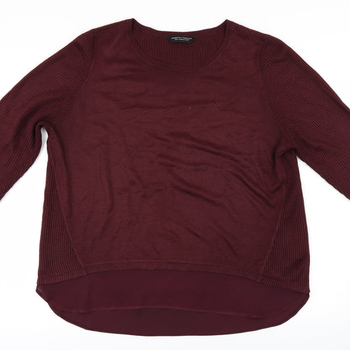 Dorothy Perkins Womens Purple   Pullover Jumper Size 16
