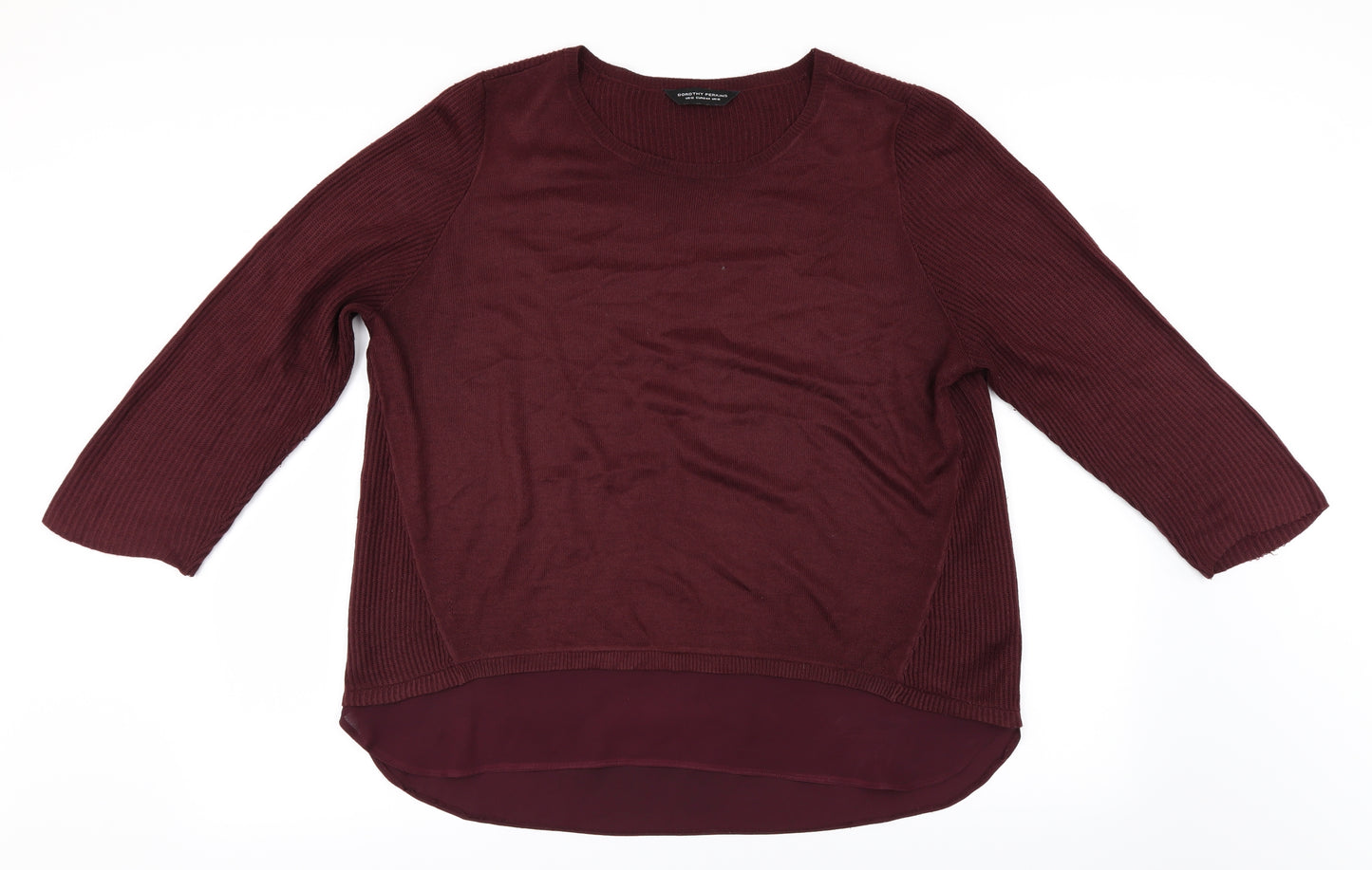 Dorothy Perkins Womens Purple   Pullover Jumper Size 16