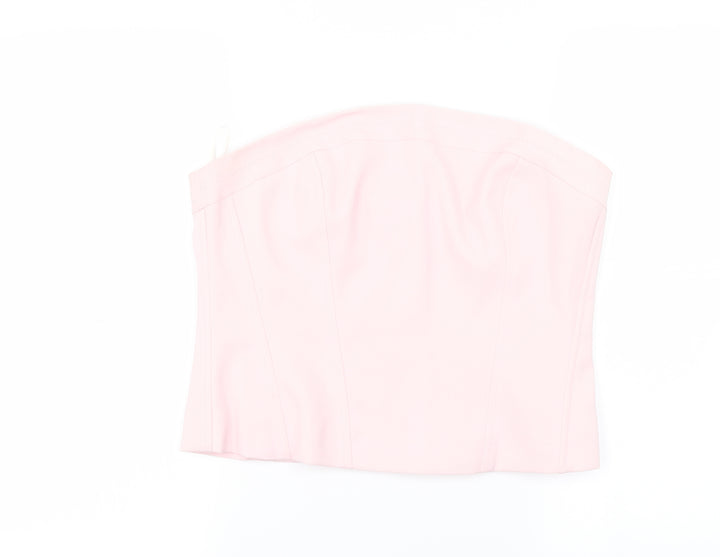 NEXT Womens Pink   Cropped Blouse Size 16