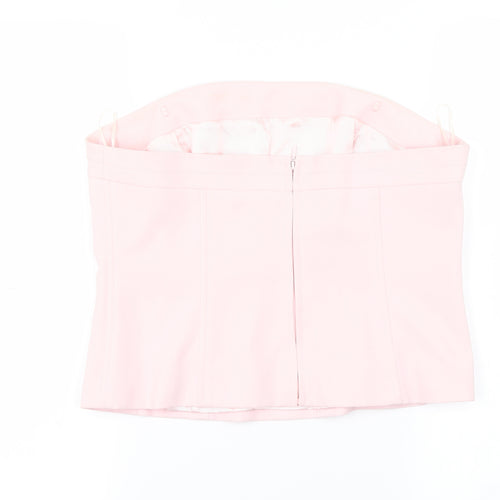 NEXT Womens Pink   Cropped Blouse Size 16