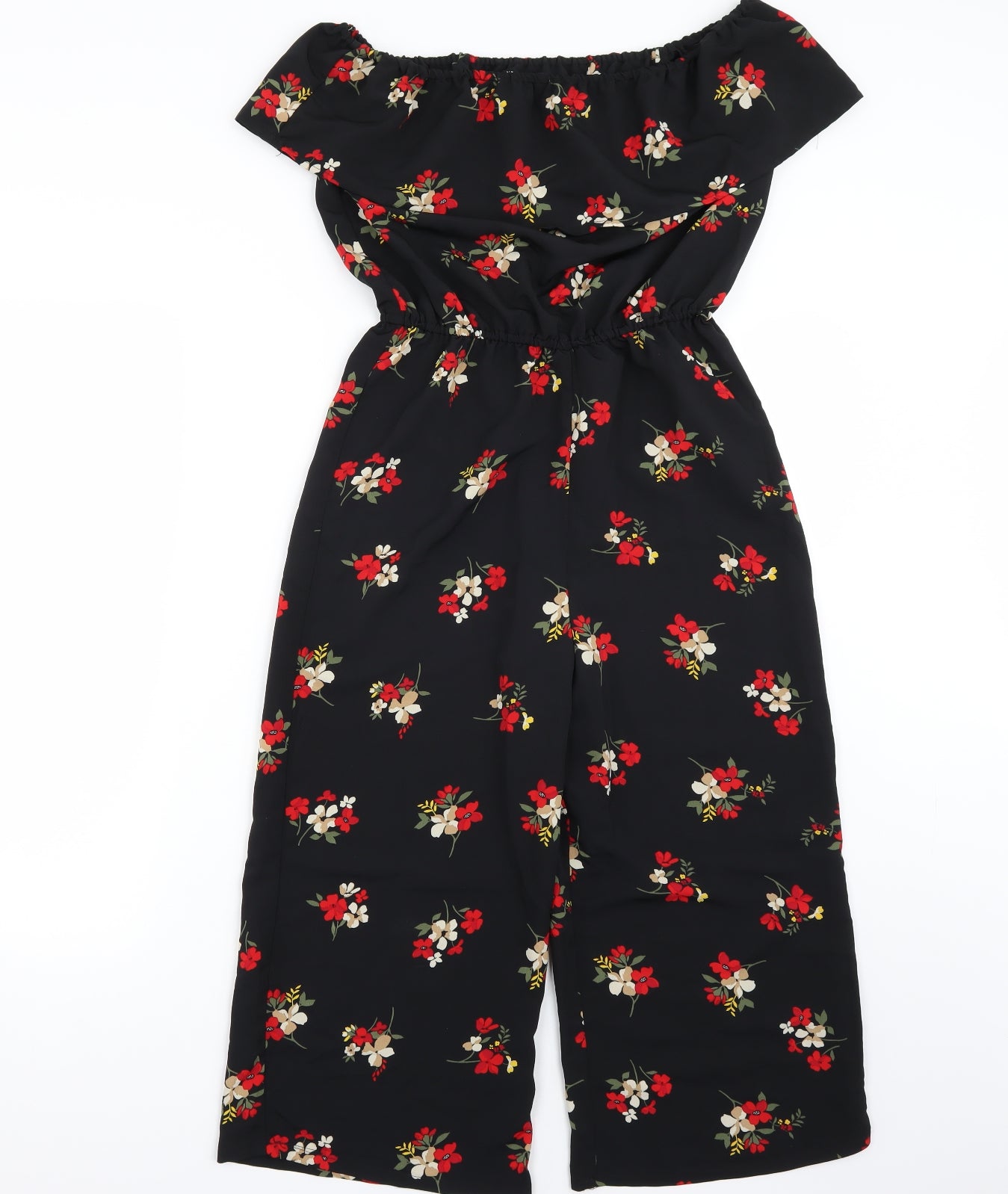 Newlook Girls Black Floral  Jumpsuit One-Piece Size 13 Years
