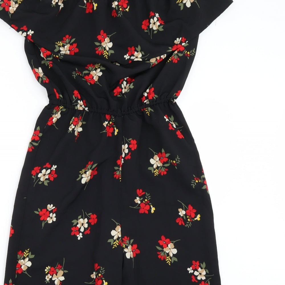 Newlook Girls Black Floral  Jumpsuit One-Piece Size 13 Years
