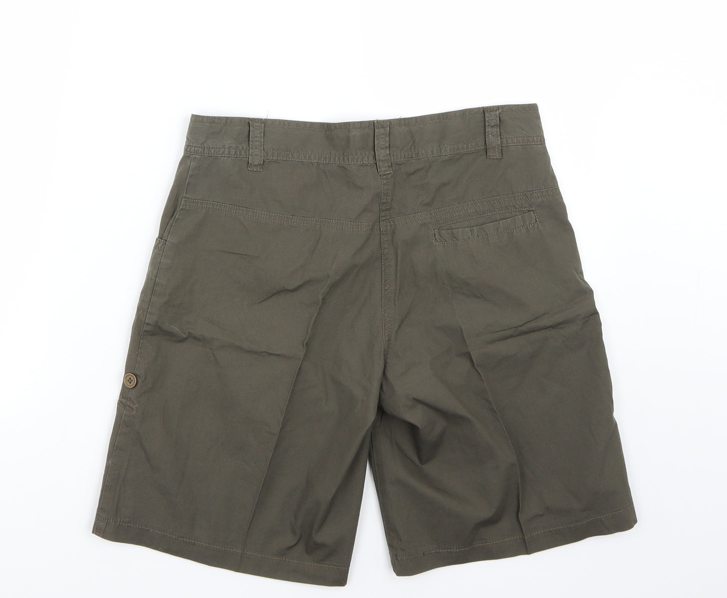 Tzarina Womens Green   Bermuda Shorts Size 10