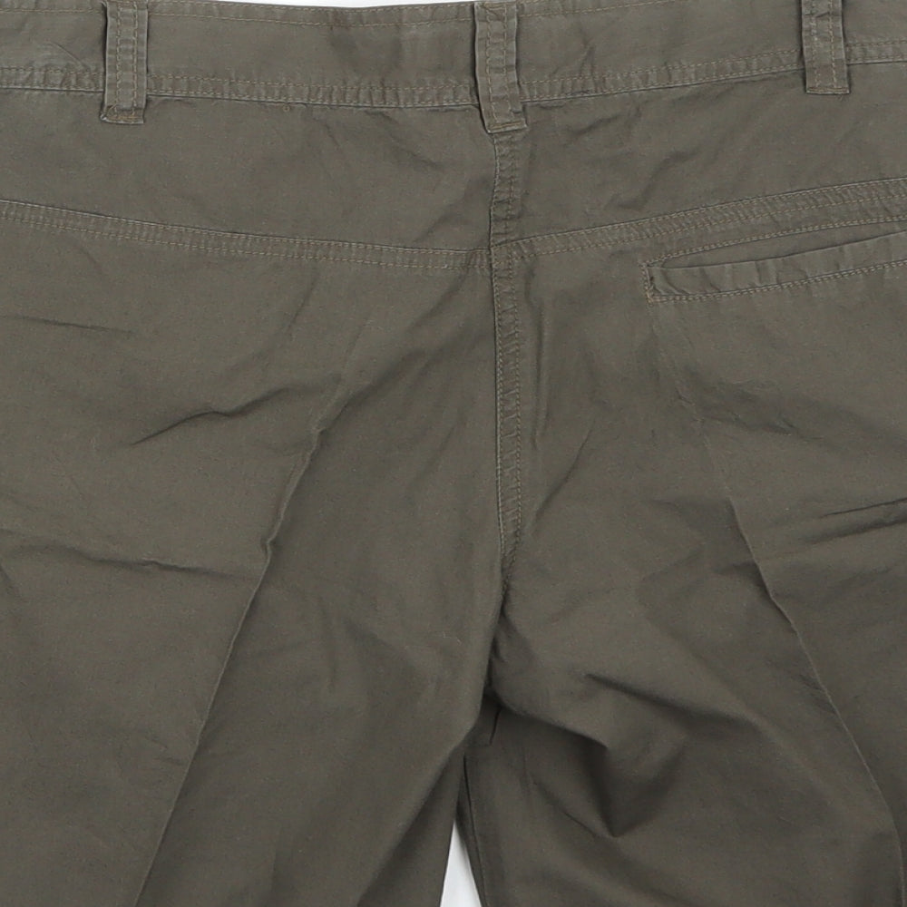 Tzarina Womens Green   Bermuda Shorts Size 10