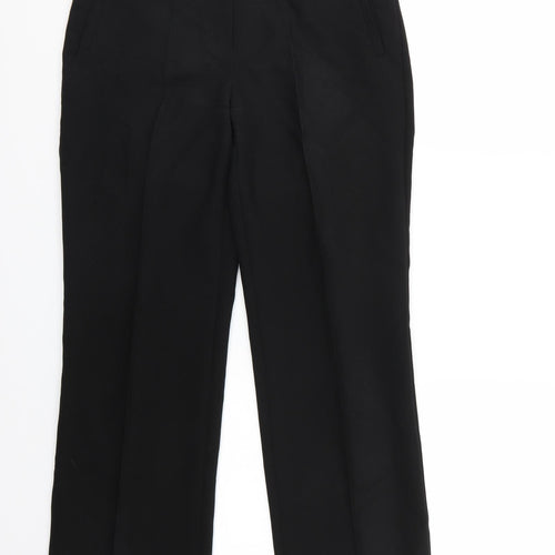 Peacocks Womens Black   Trousers  Size 10 L31 in