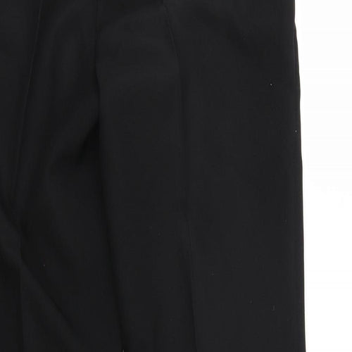 Peacocks Womens Black   Trousers  Size 10 L31 in