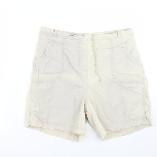 julipa Womens Beige   Bermuda Shorts Size 14