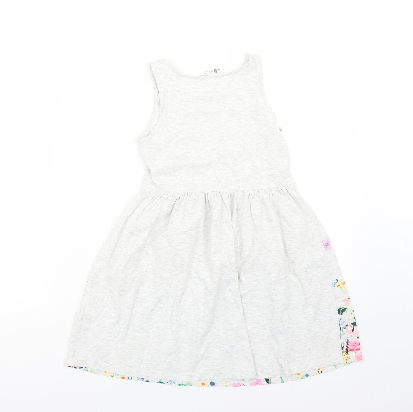 H&M Girls Grey   A-Line  Size 7 Years