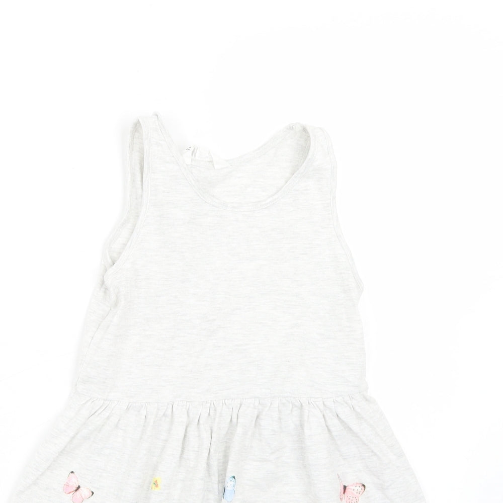 H&M Girls Grey   A-Line  Size 7 Years