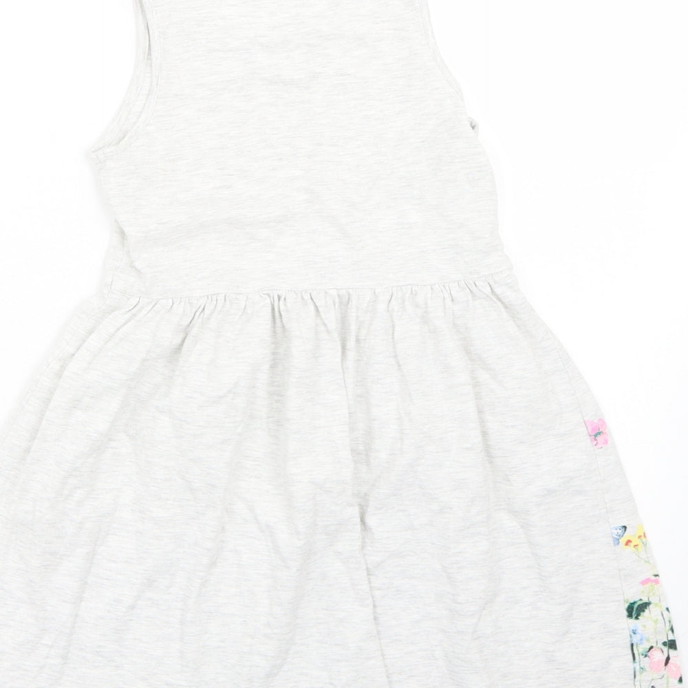 H&M Girls Grey   A-Line  Size 7 Years