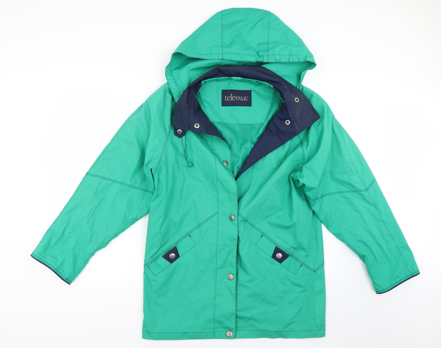 Telemac Womens Green   Jacket Coat Size S