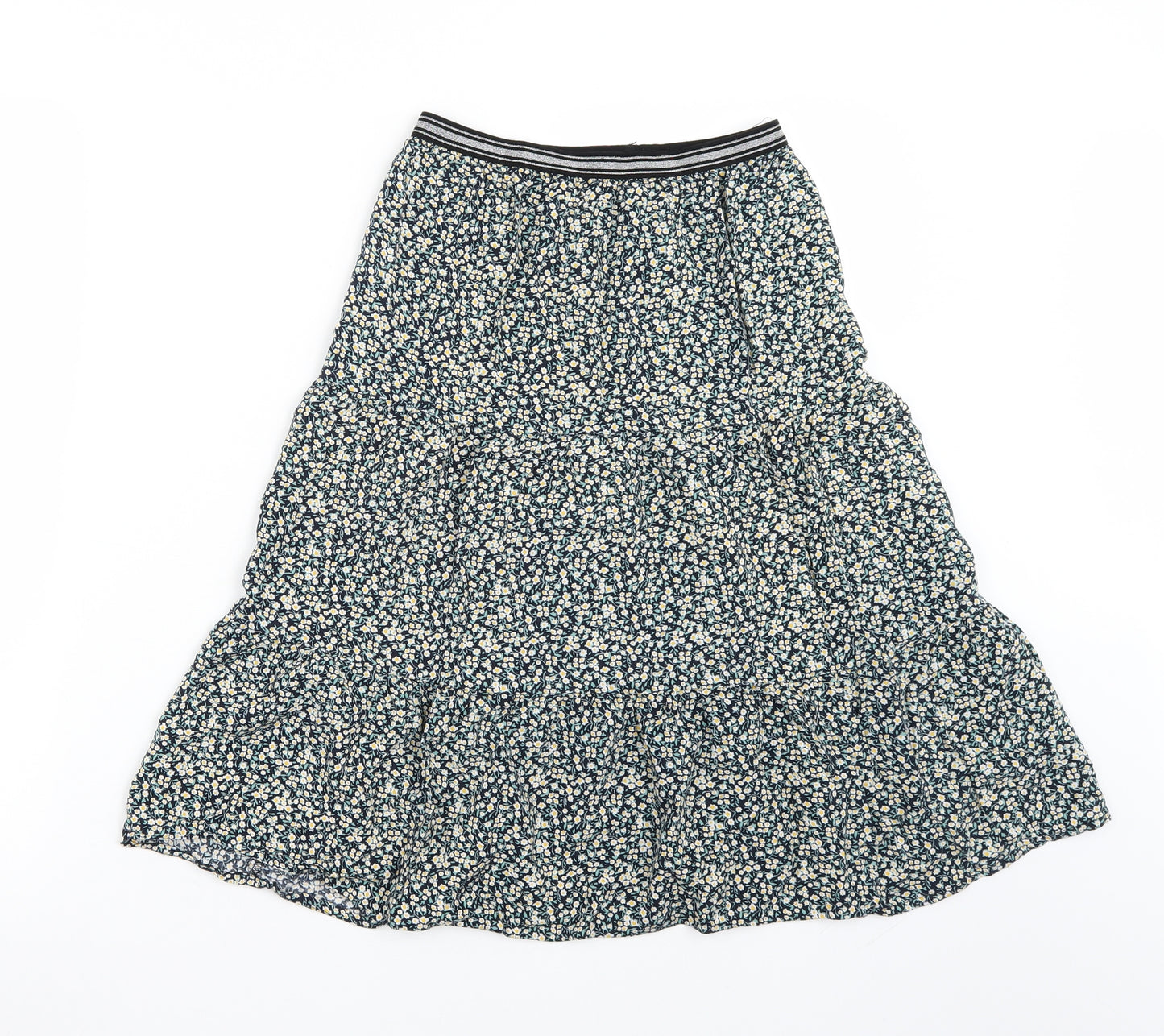 NEXT Girls Blue Flecked  A-Line Skirt Size 9 Years