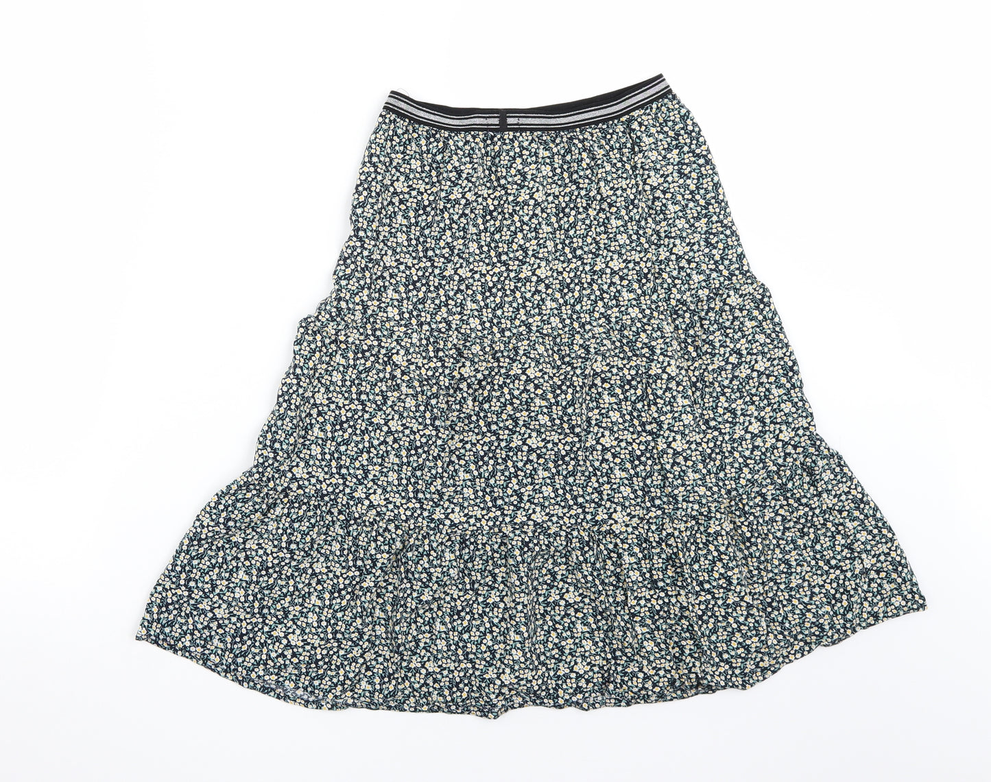 NEXT Girls Blue Flecked  A-Line Skirt Size 9 Years