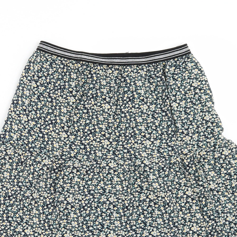 NEXT Girls Blue Flecked  A-Line Skirt Size 9 Years
