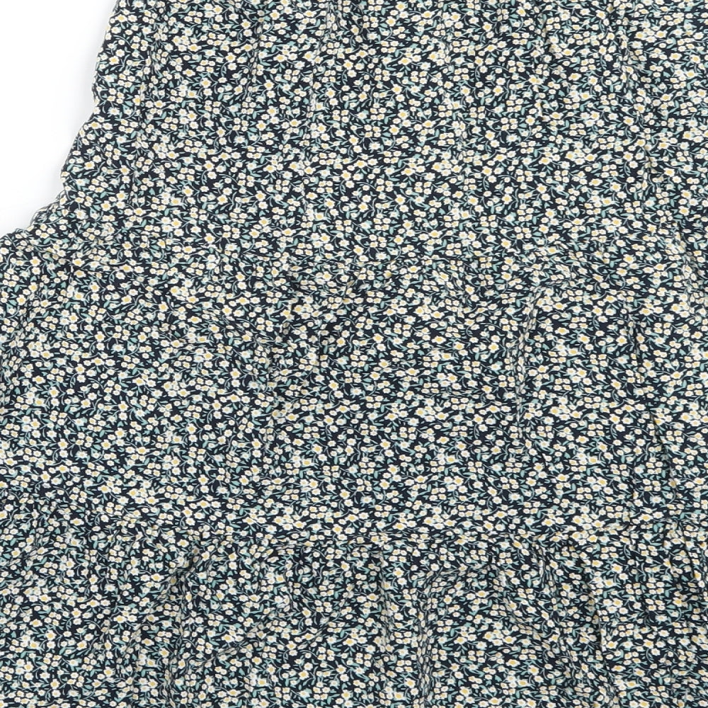 NEXT Girls Blue Flecked  A-Line Skirt Size 9 Years