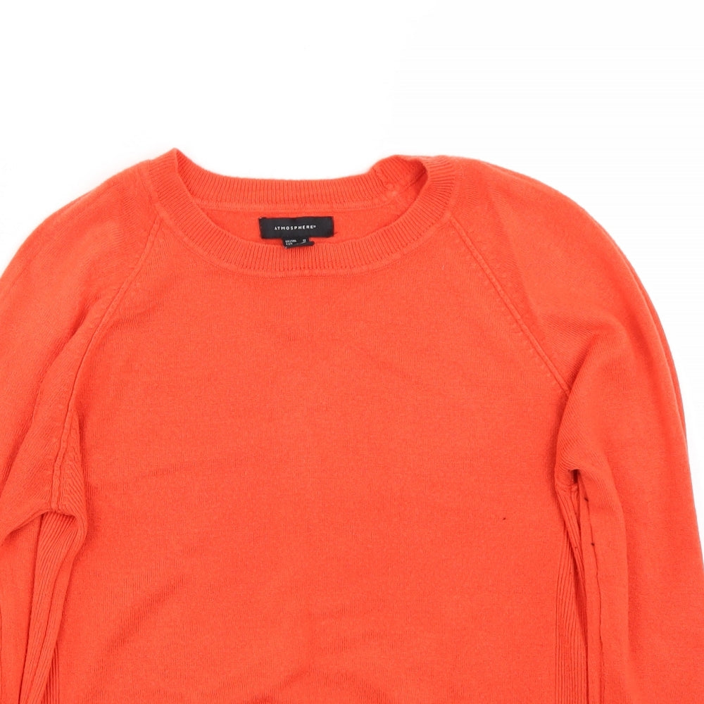 Primark Womens Orange   Pullover Jumper Size 12