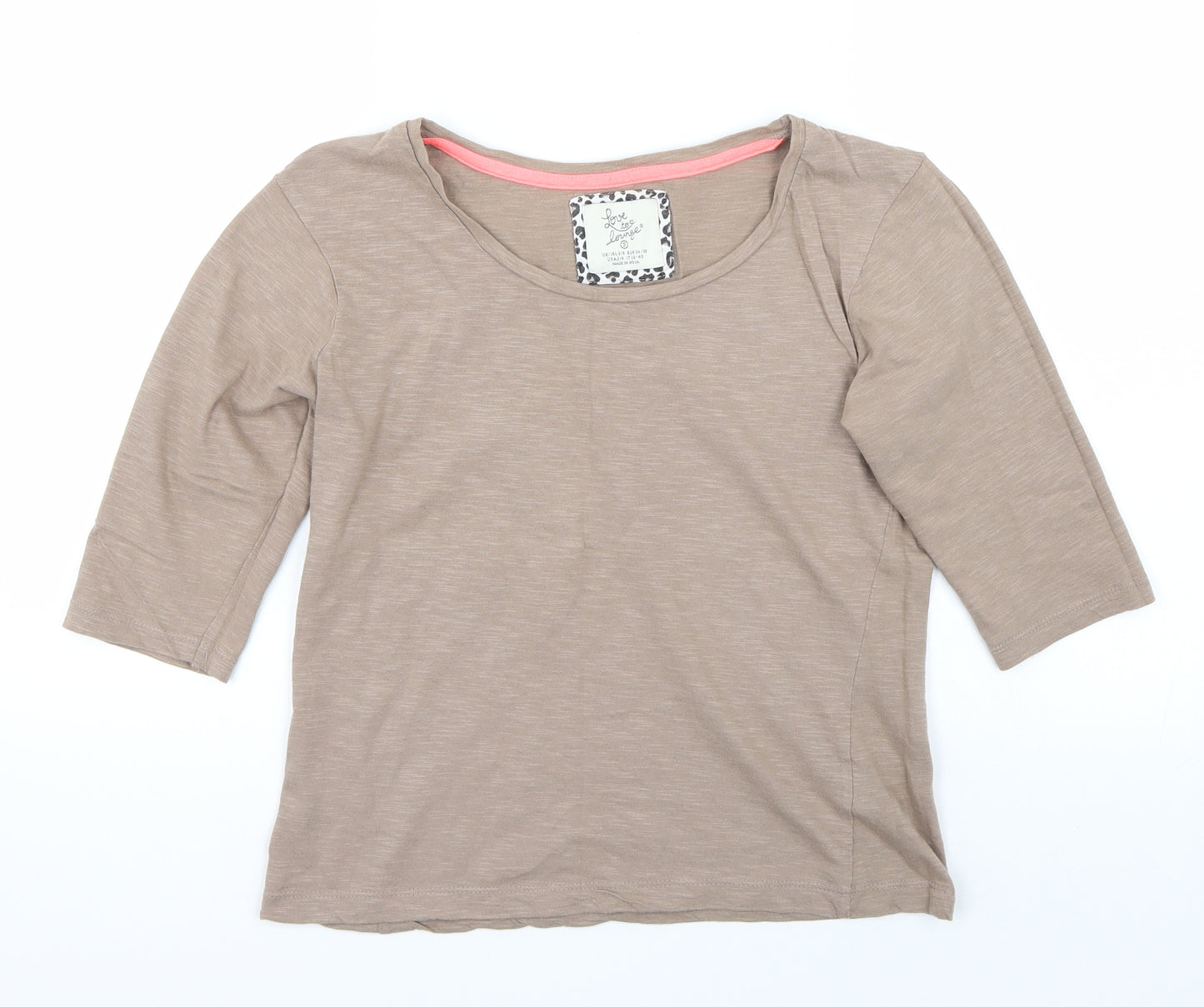 Love to lounge Womens Brown   Basic T-Shirt Size S