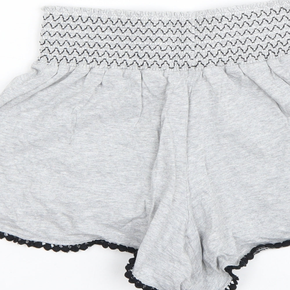 Marks and Spencer Womens Grey   Sweat Shorts Size 10