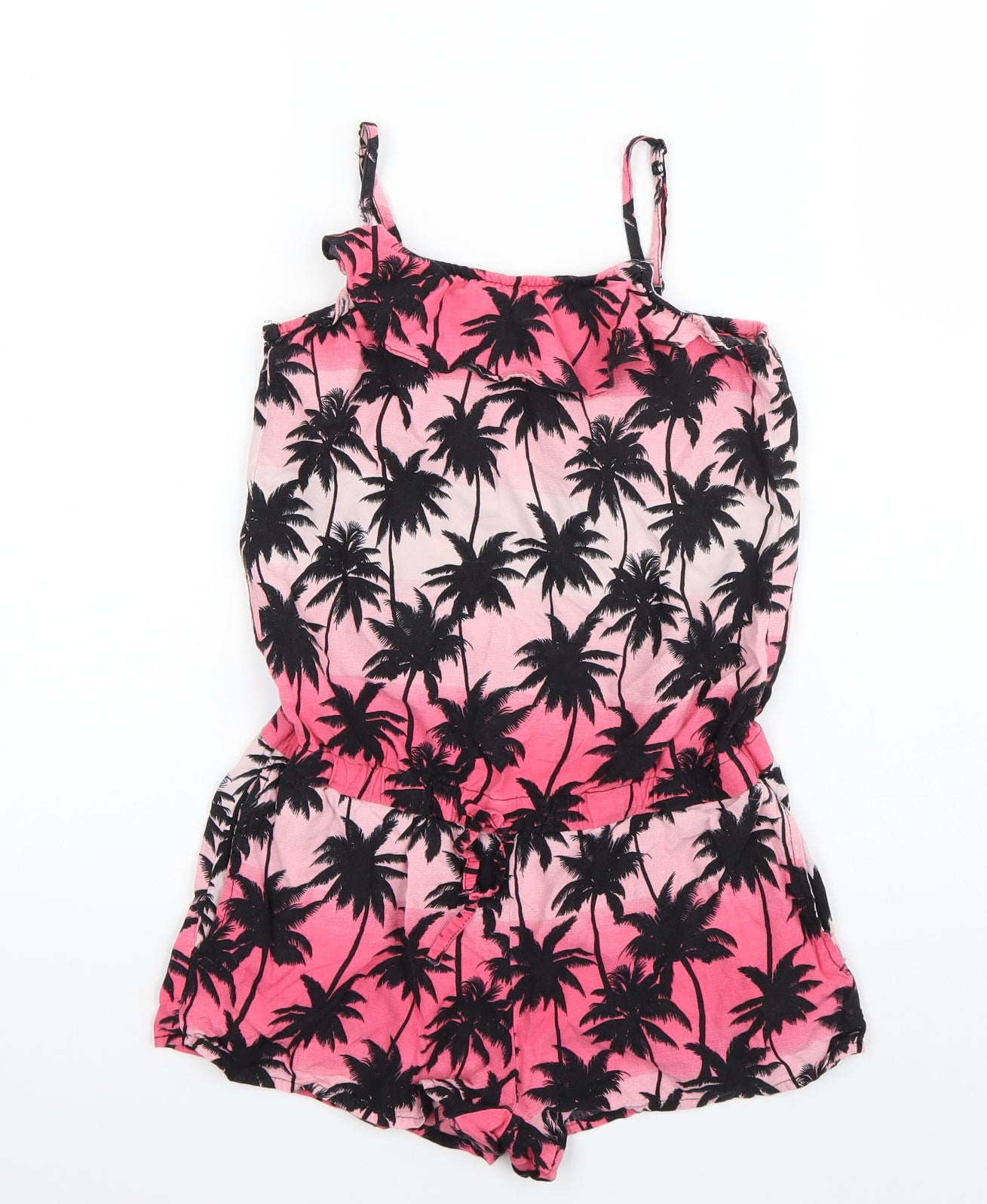 H&M Girls Pink   Playsuit One-Piece Size 9 Years