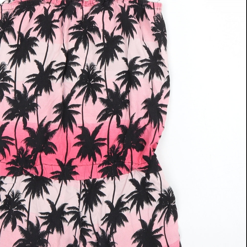 H&M Girls Pink   Playsuit One-Piece Size 9 Years