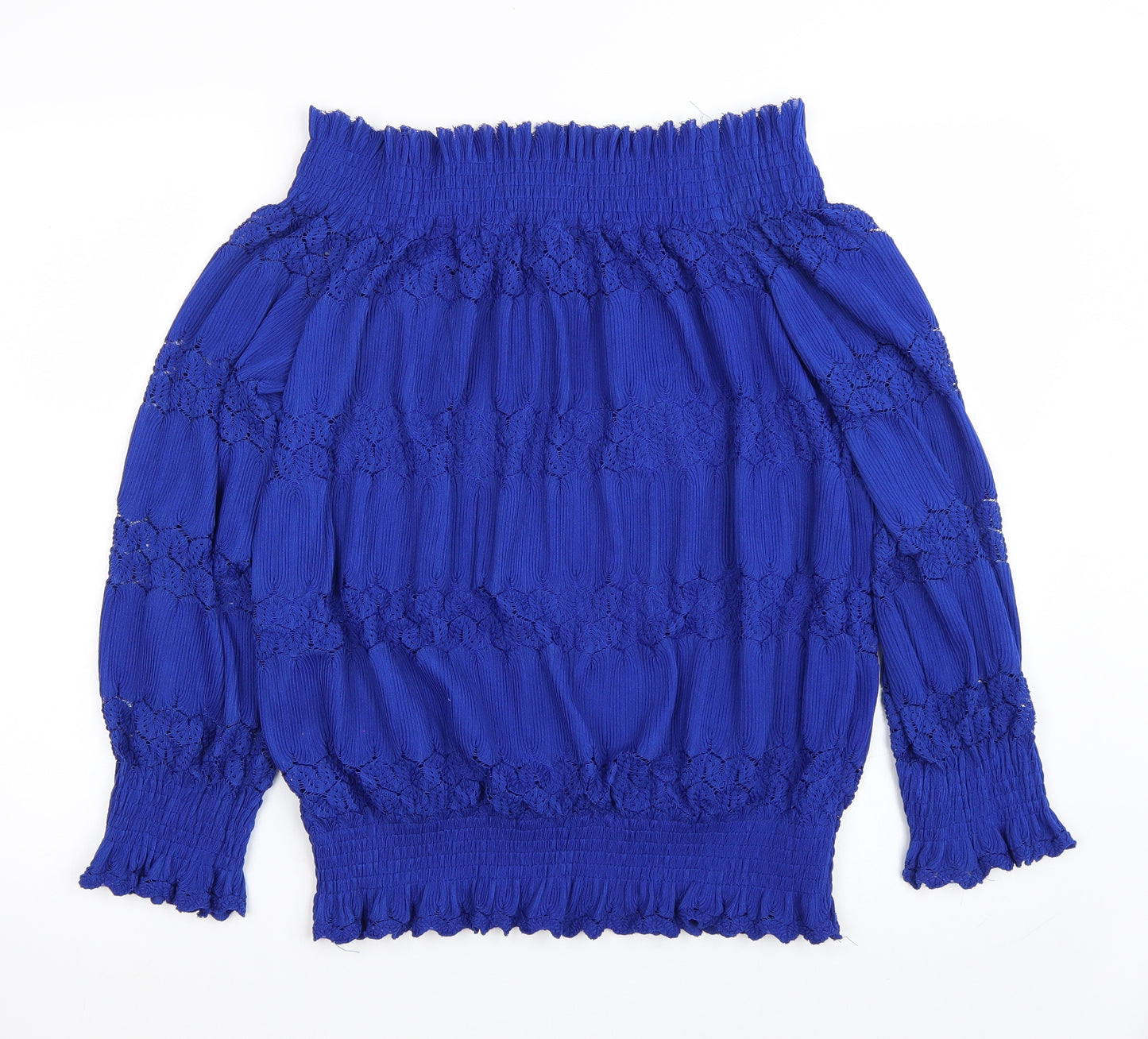 Lovedrobe Womens Blue   Basic Blouse Size 14