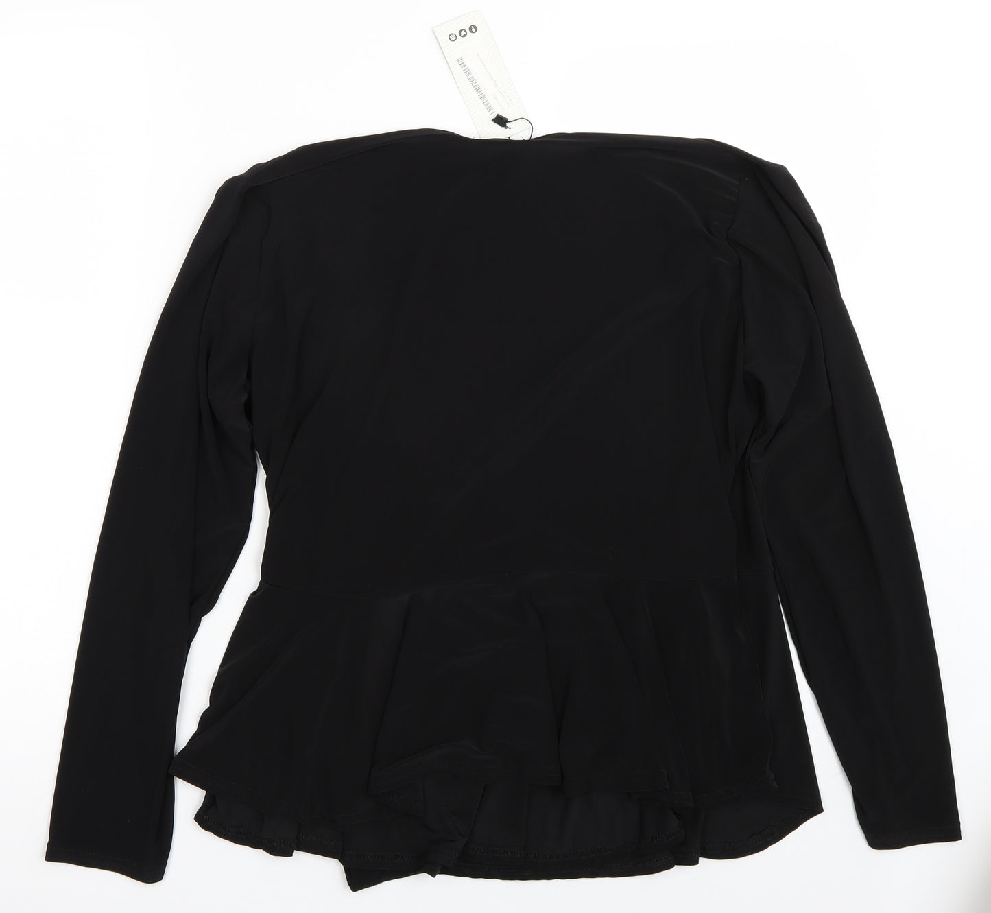 Boohoo Womens Black   Basic Blouse Size 22