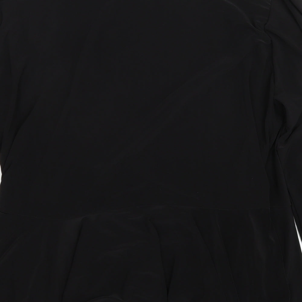 Boohoo Womens Black   Basic Blouse Size 22