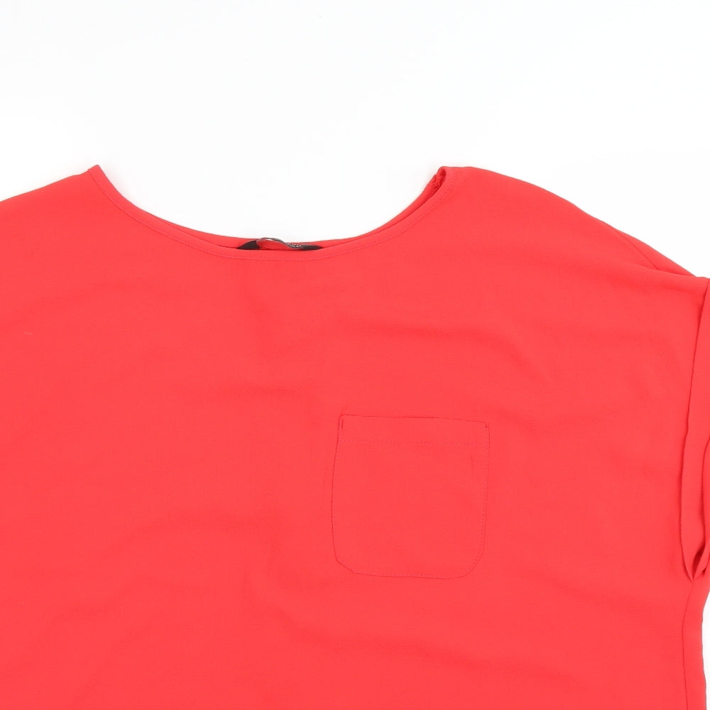 Dorothy Perkins Womens Red   Basic T-Shirt Size 20
