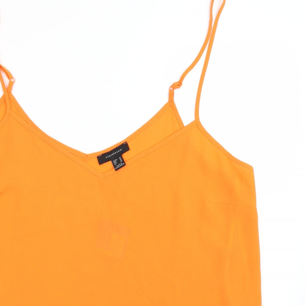 Primark Womens Orange   Basic Tank Size 20