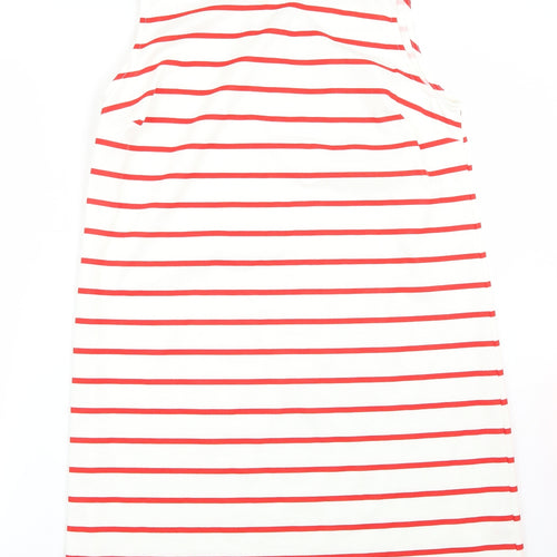 Primark Womens White Striped  A-Line  Size 14