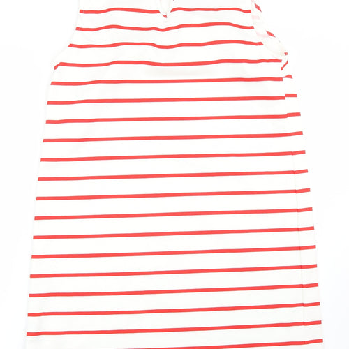 Primark Womens White Striped  A-Line  Size 14