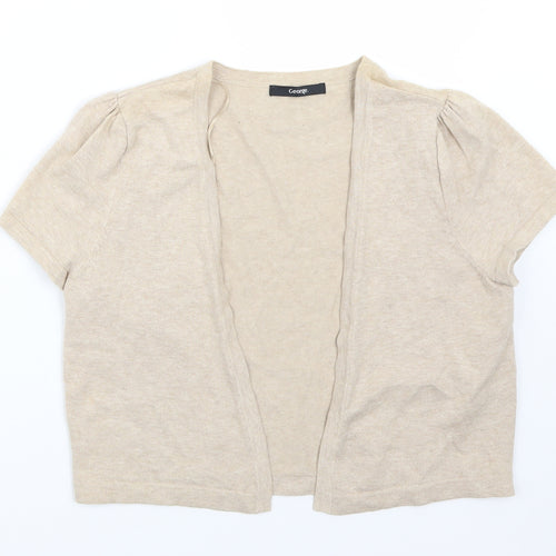 George Womens Beige   Cardigan Jumper Size 12