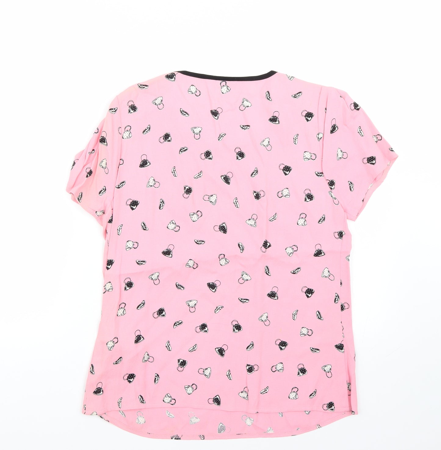 Marks and Spencer Womens Pink   Basic T-Shirt Size 10