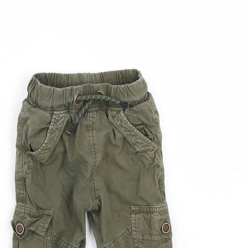 Nutmeg Boys Green   Cargo Trousers Size 12-18 Months
