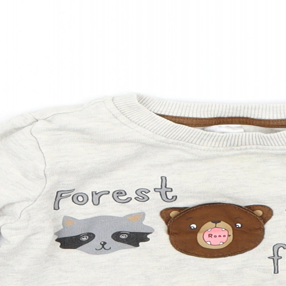 H&M Baby Beige   Pullover Jumper Size 12-18 Months