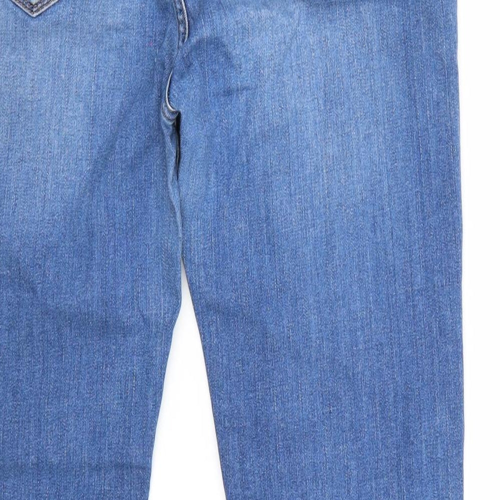 fatface Womens Blue   Straight Jeans Size 12 L28 in