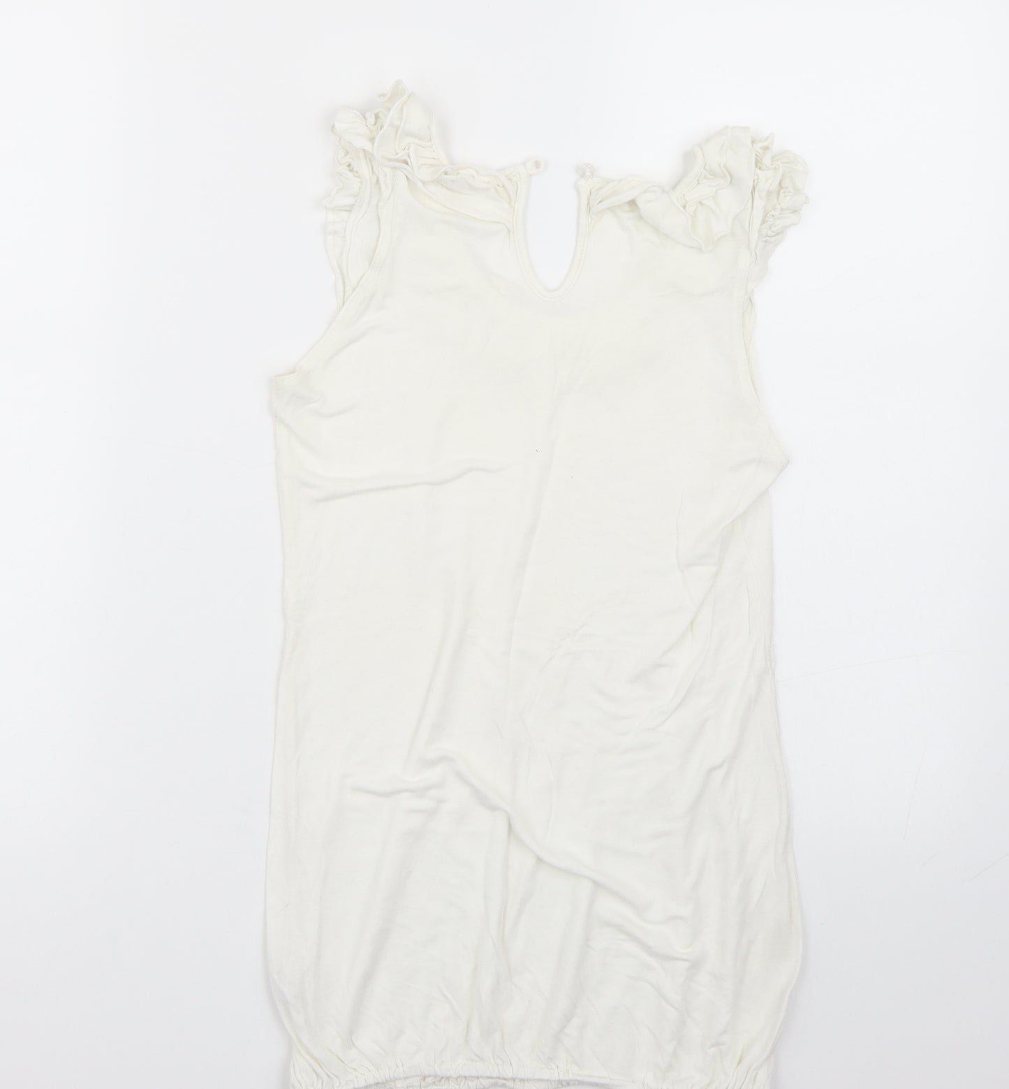 Primark Womens White   Basic T-Shirt Size 8