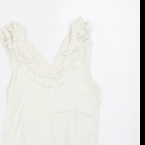 Primark Womens White   Basic T-Shirt Size 8