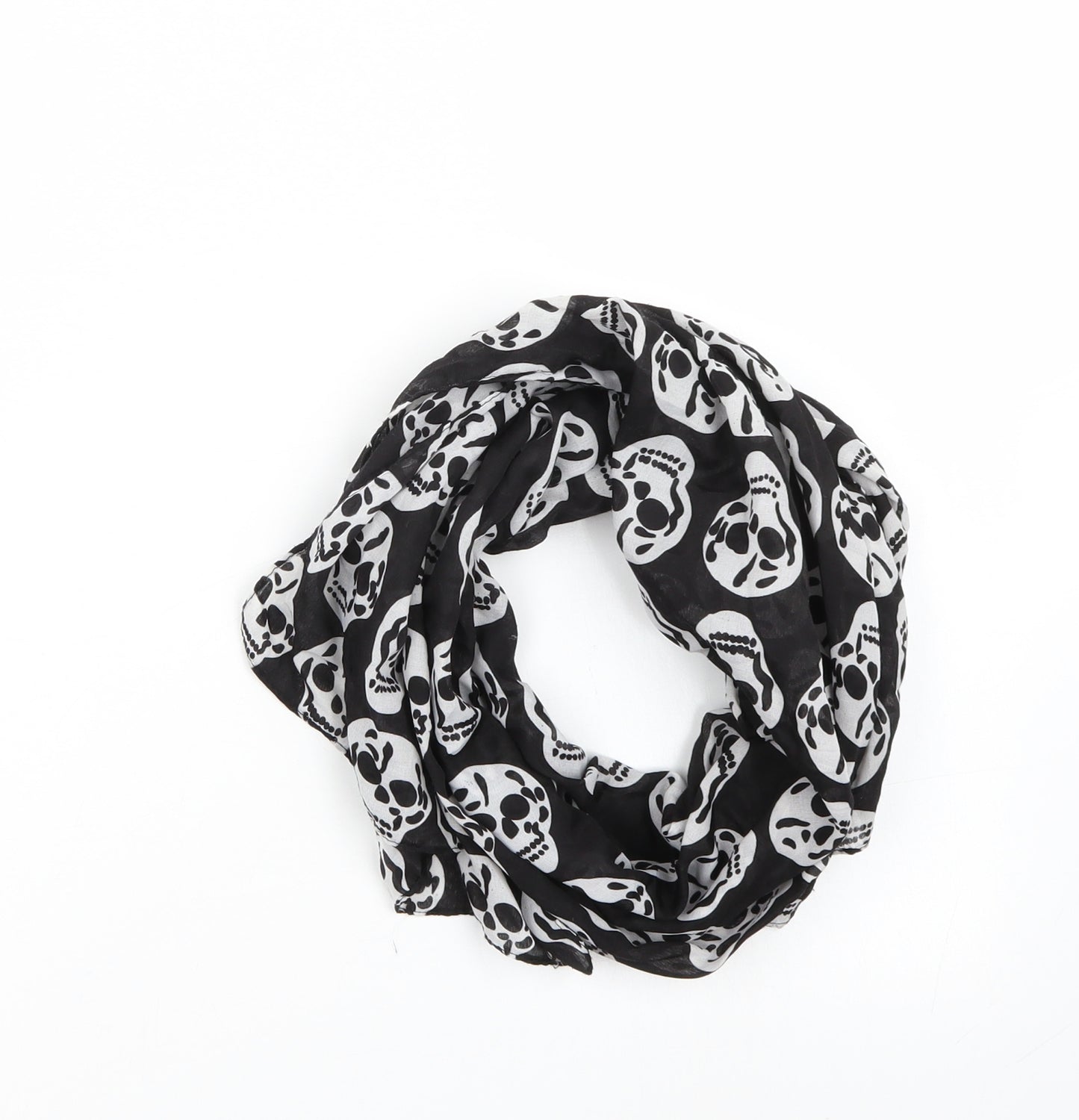 Preworn Womens Black    Scarf