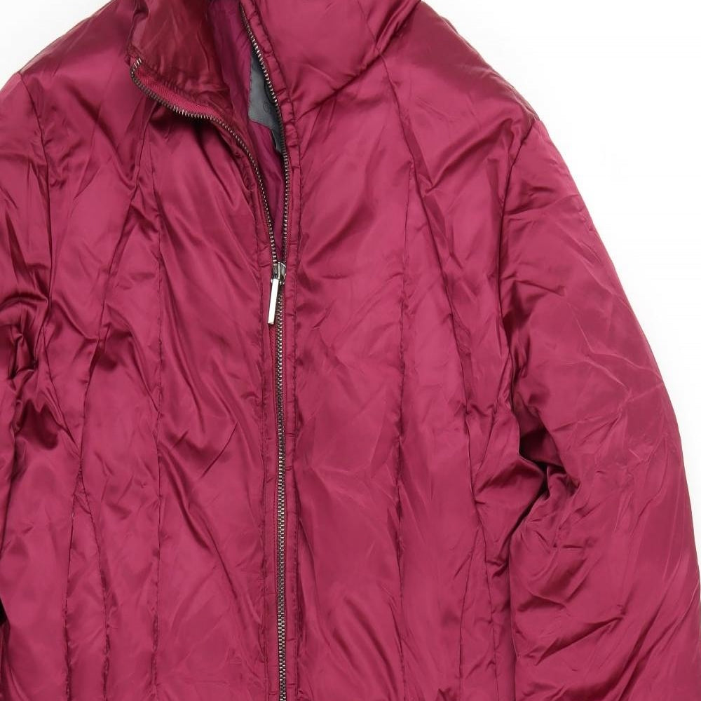 Calvin Klein Womens Purple   Jacket Coat Size 16