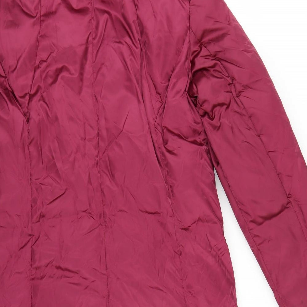 Calvin Klein Womens Purple   Jacket Coat Size 16