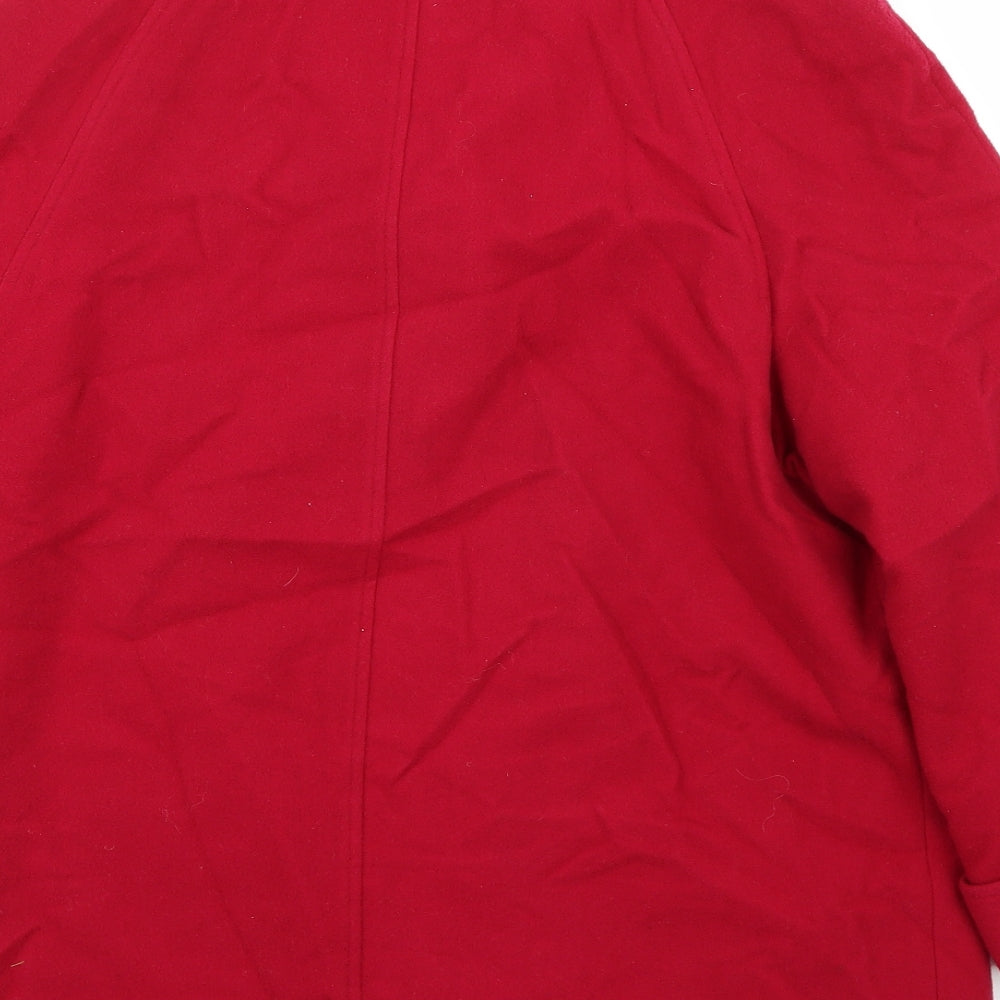 Eastex Womens Red   Jacket Coat Size 12