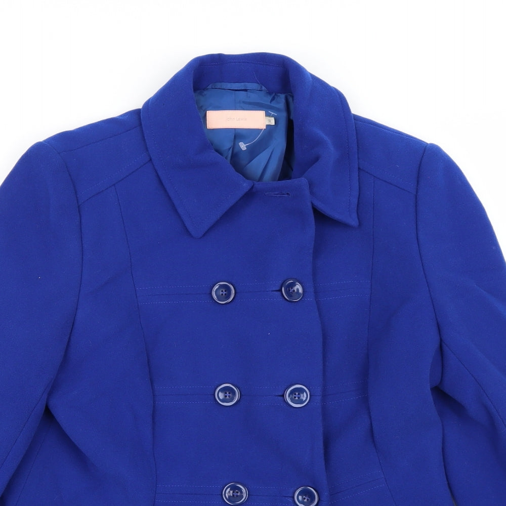 John Lewis Womens Blue   Jacket Coat Size 12
