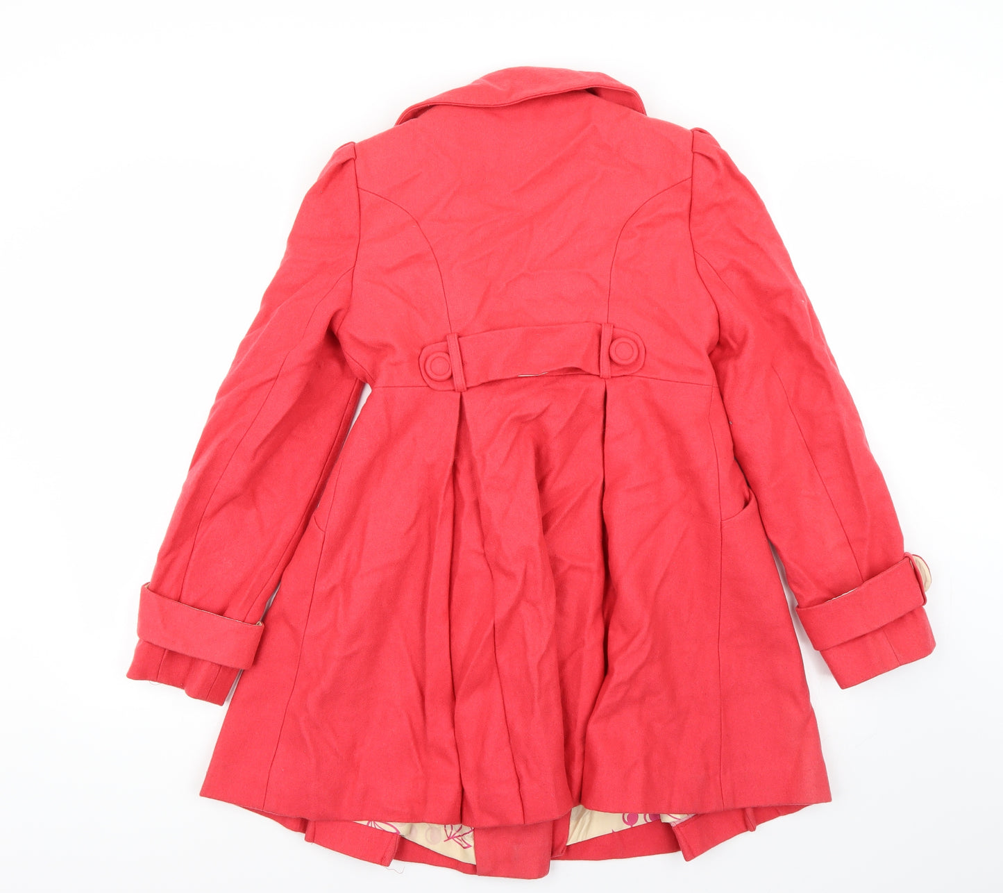 Red Herring Womens Red   Jacket Coat Size 10