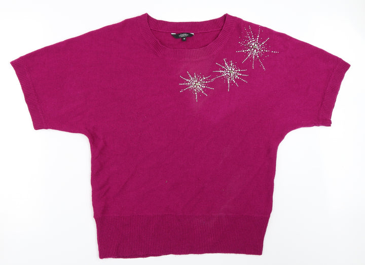 Debenhams Womens Purple Pullover Jumper Size 18