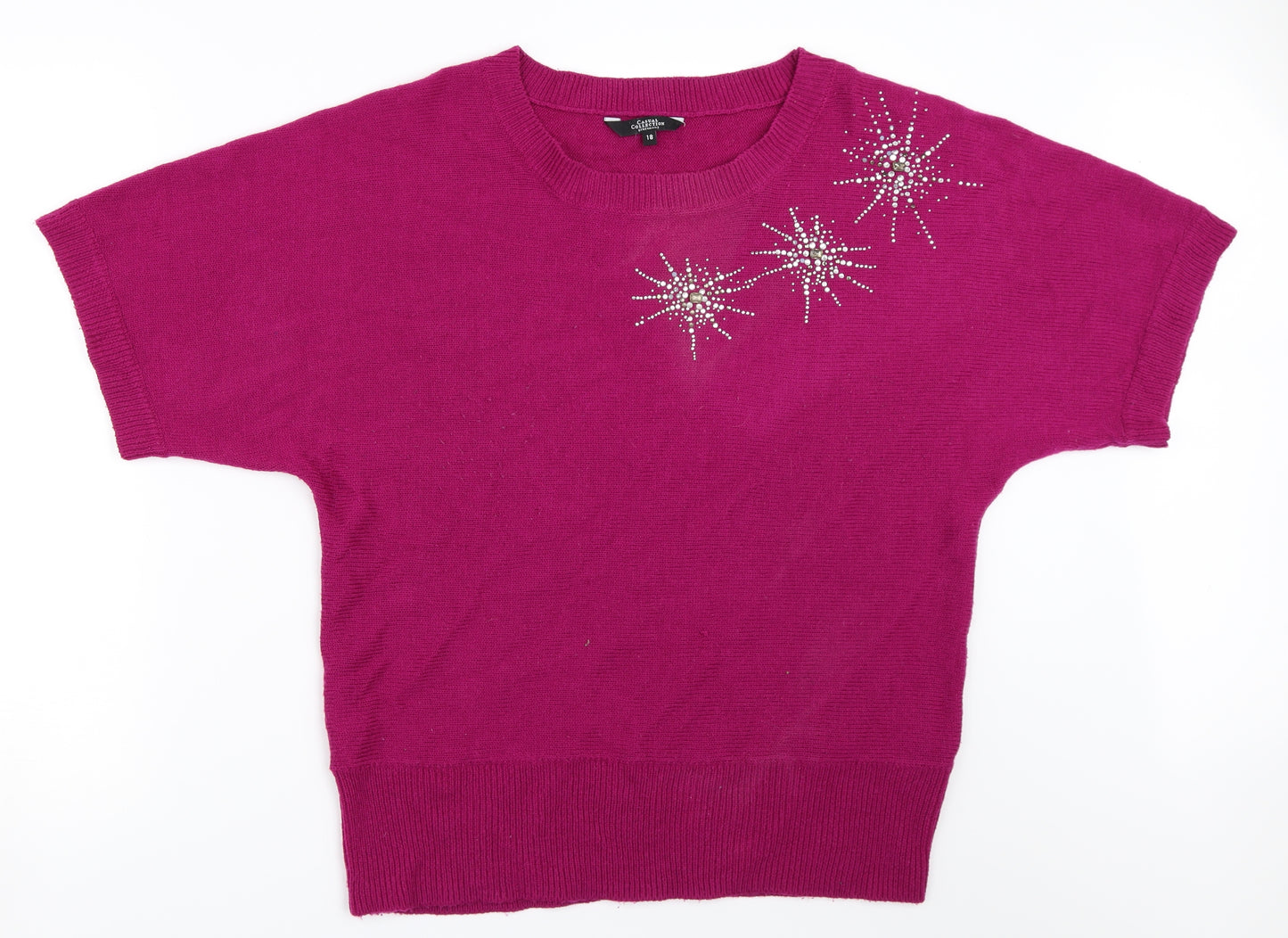 Debenhams Womens Purple   Pullover Jumper Size 18